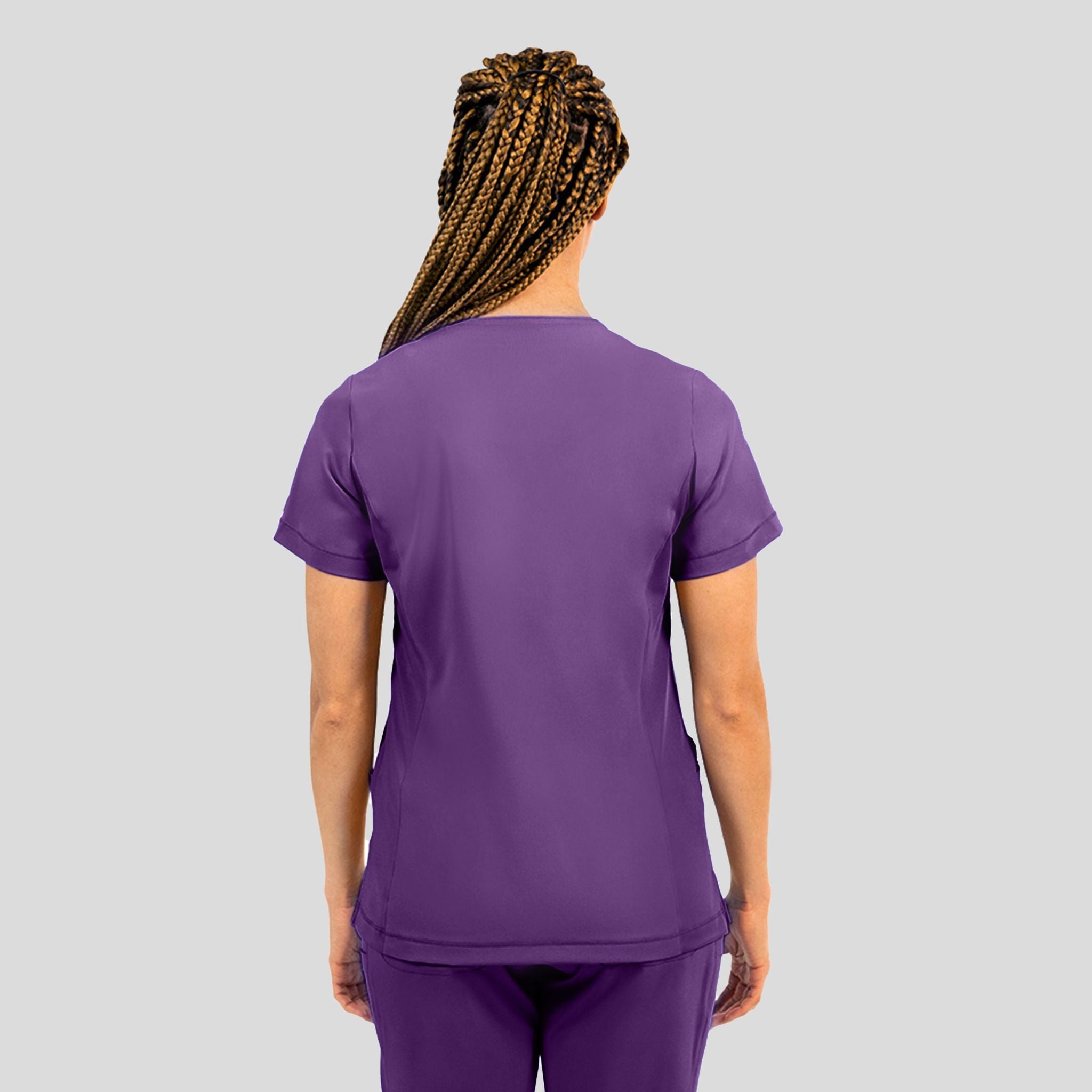 Women's V-Neck Top | Eggplant