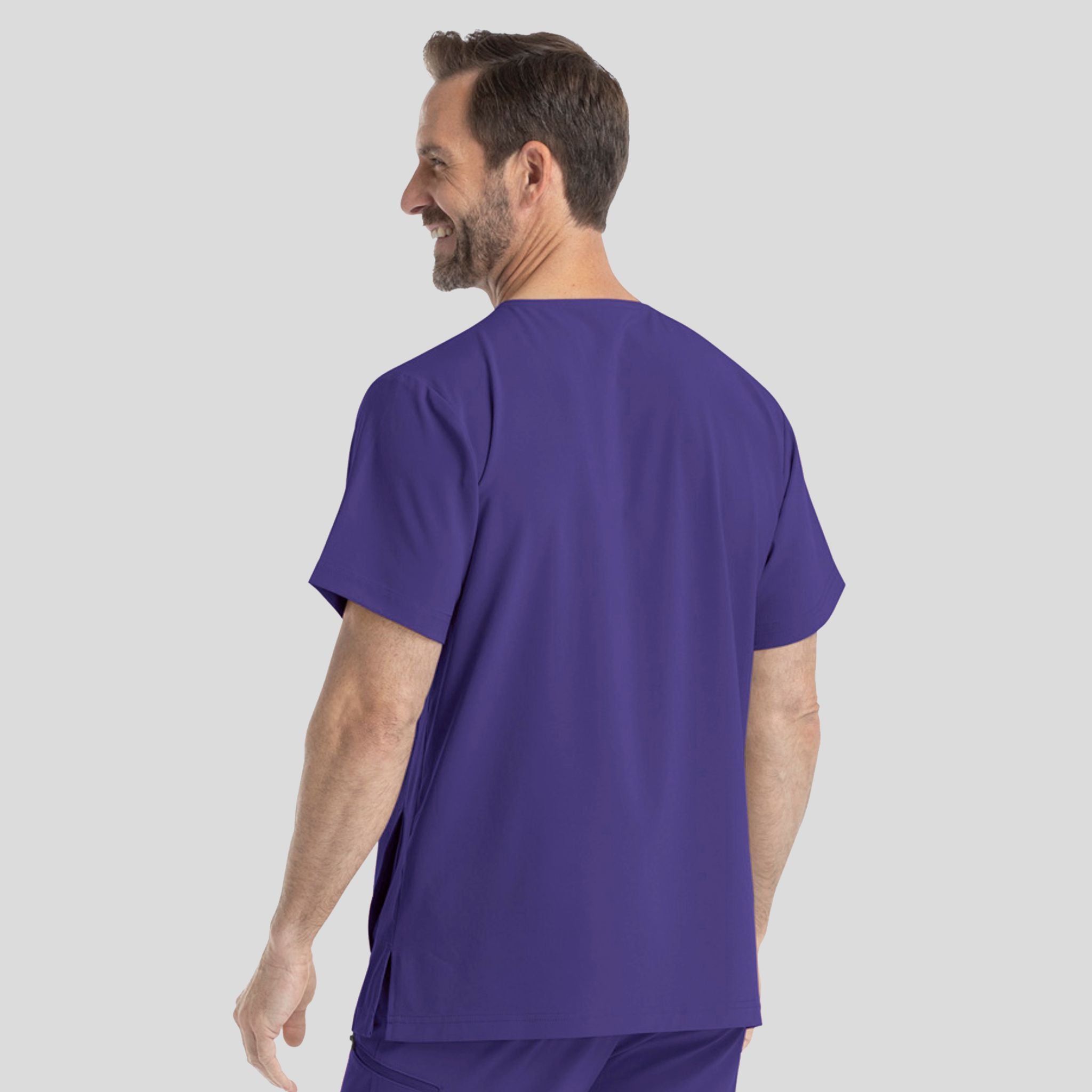 Men's V-Neck Top | Grape