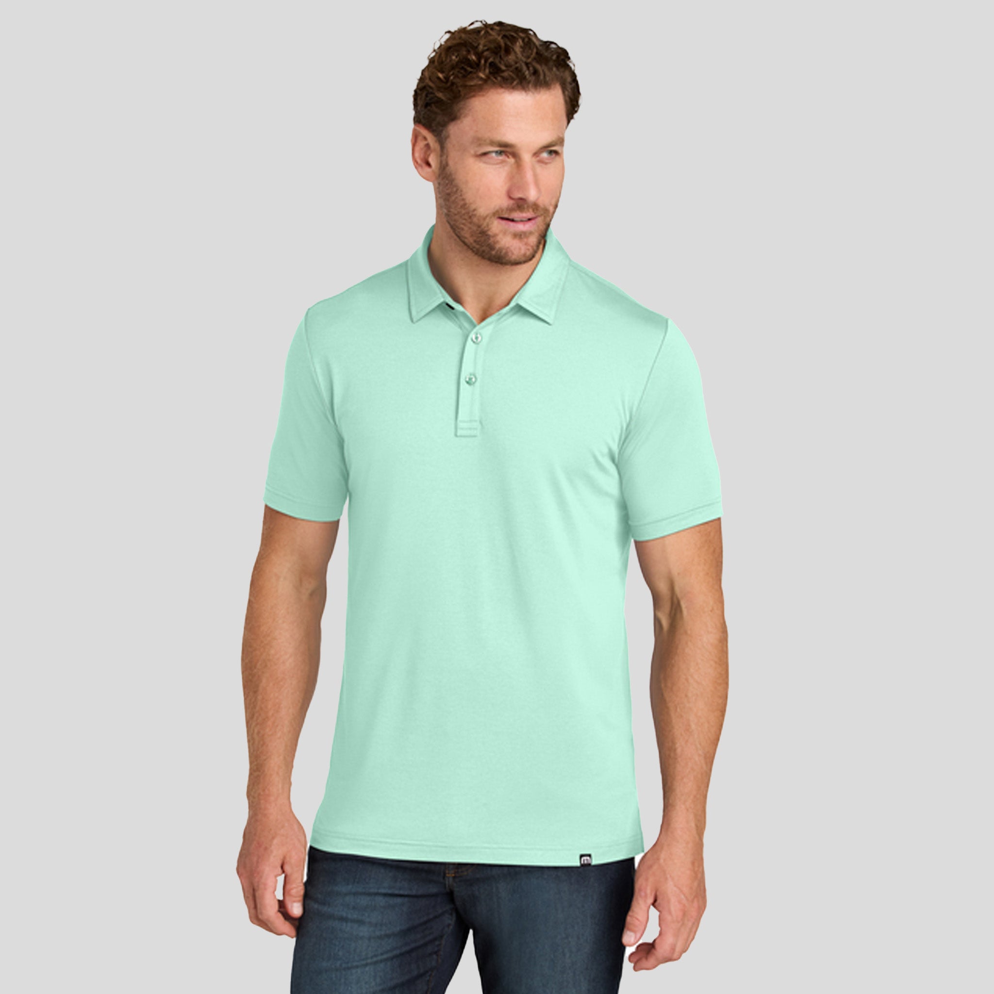 Glenview Solid Polo | Mint