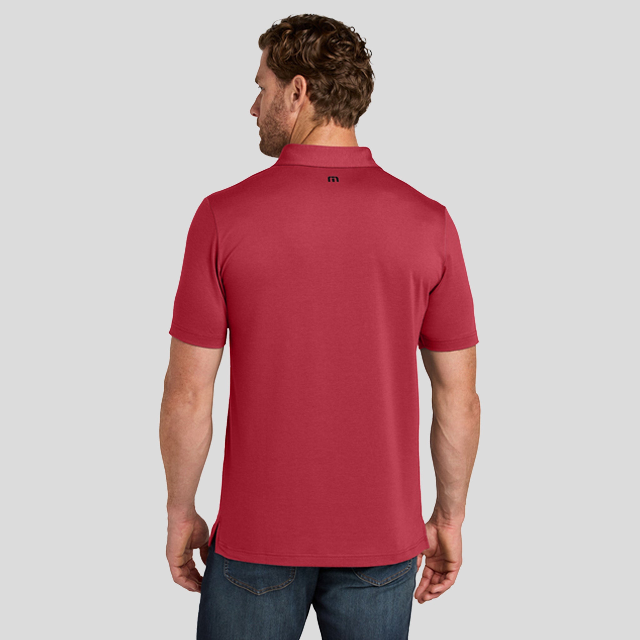 Glenview Solid Polo | Scooter Red
