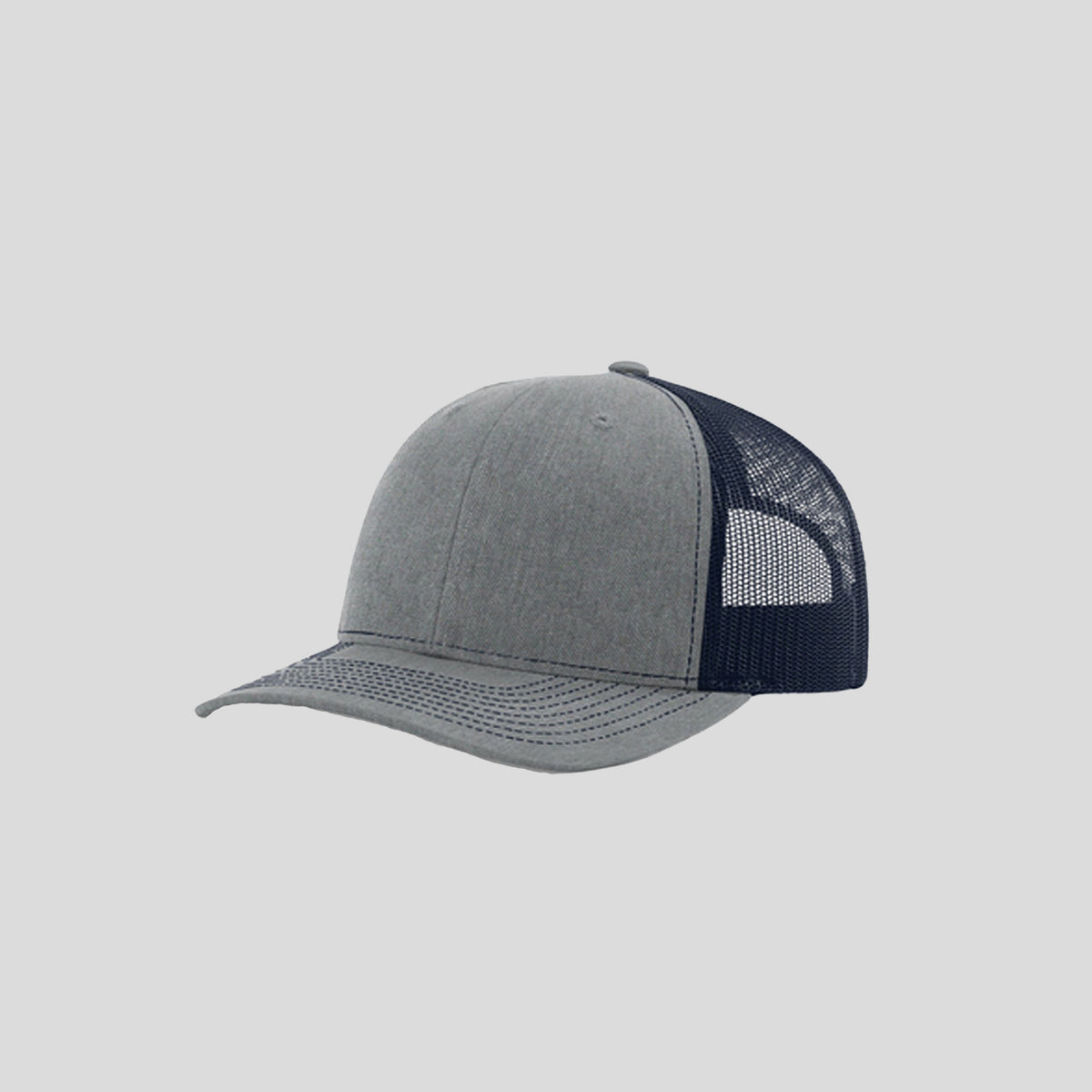 Richardson Trucker Cap | Heather Grey/Navy