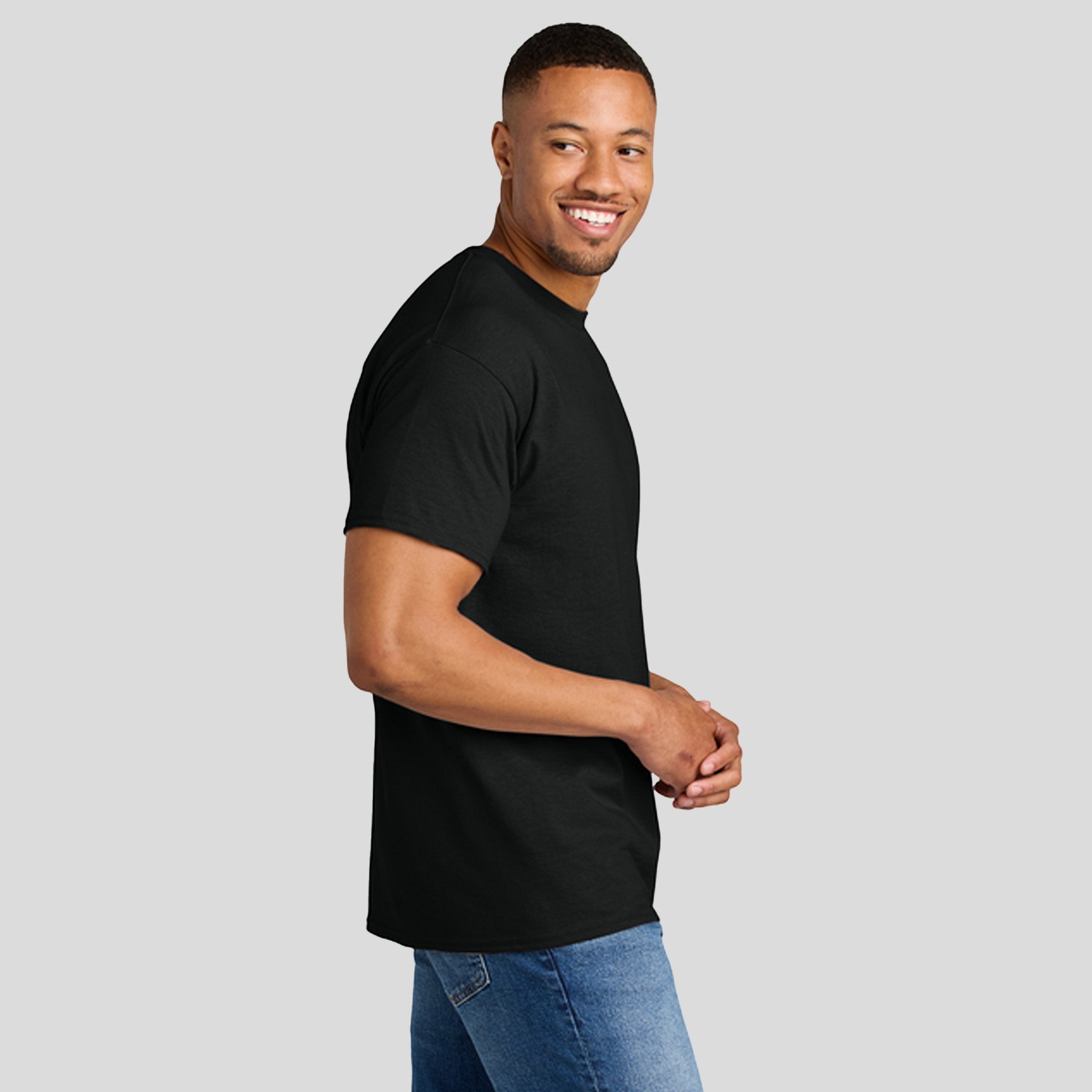 Gildanยฎ DryBlendยฎ 50 Cotton/50 Poly T-Shirt | Black
