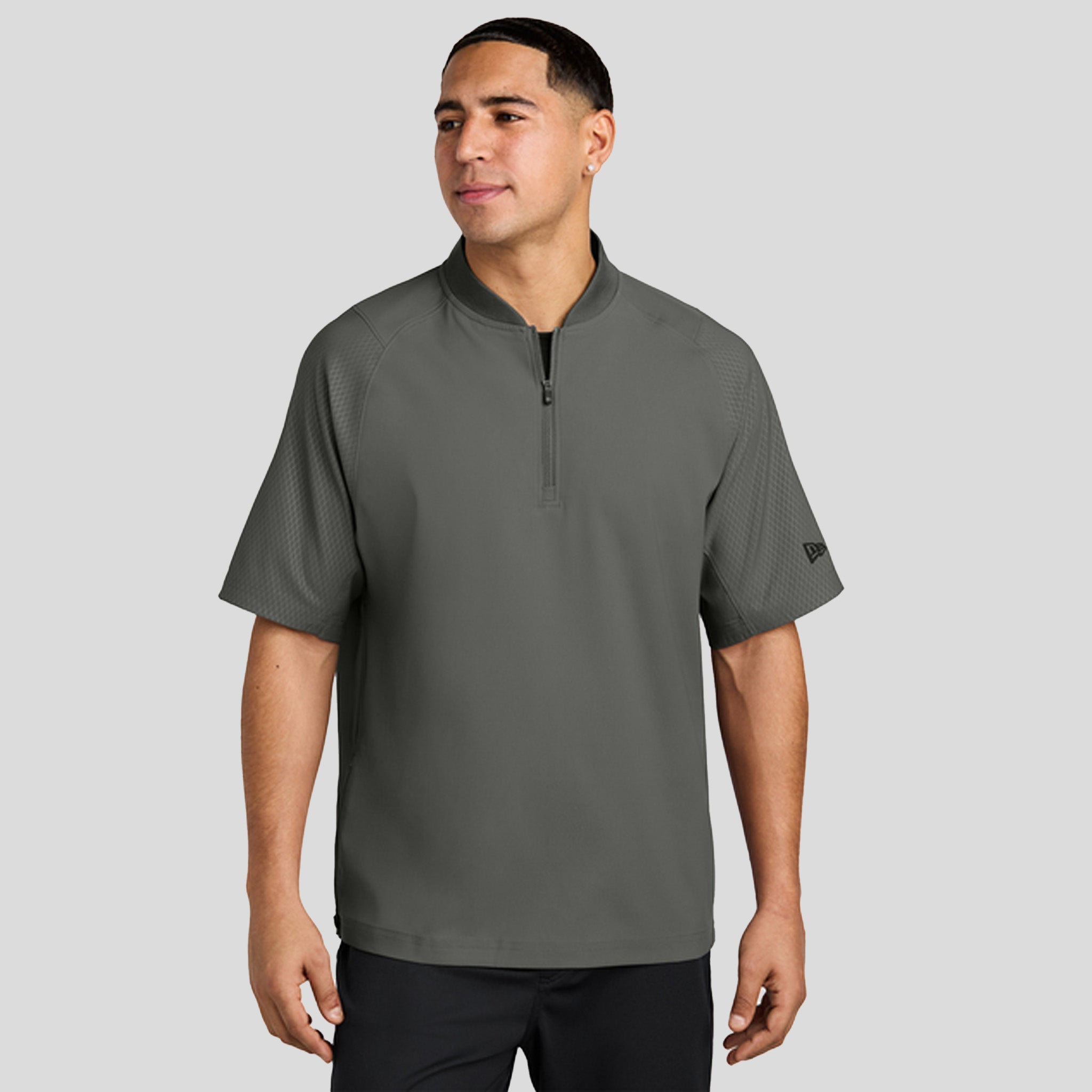Cage Short Sleeve 1/4-Zip Jacket | Graphite