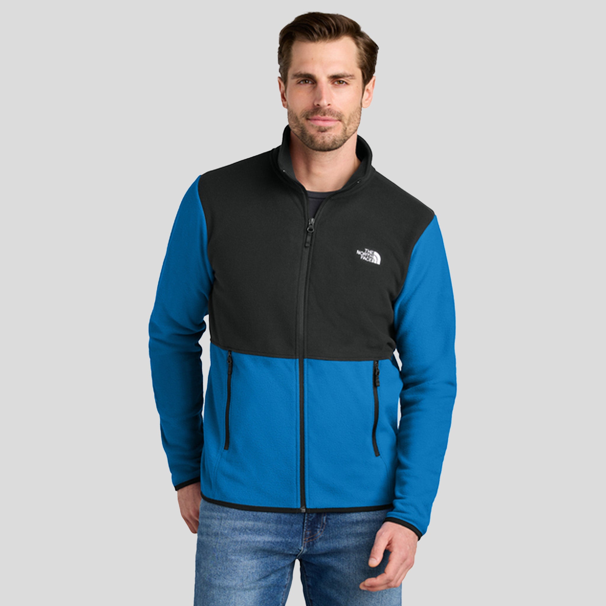 Glacier Full-Zip Fleece Jacket | Hero Blue/TNF Black