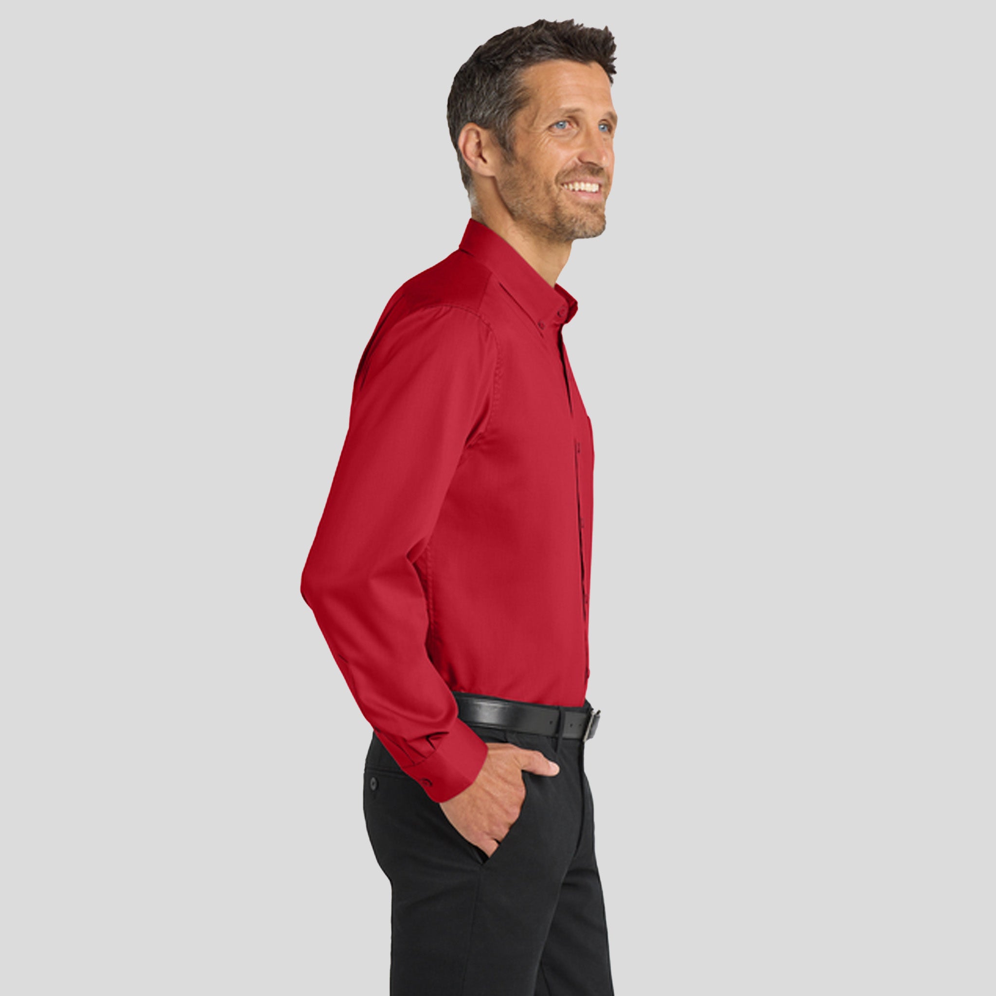 SuperProβ’ Twill Shirt | Rich Red