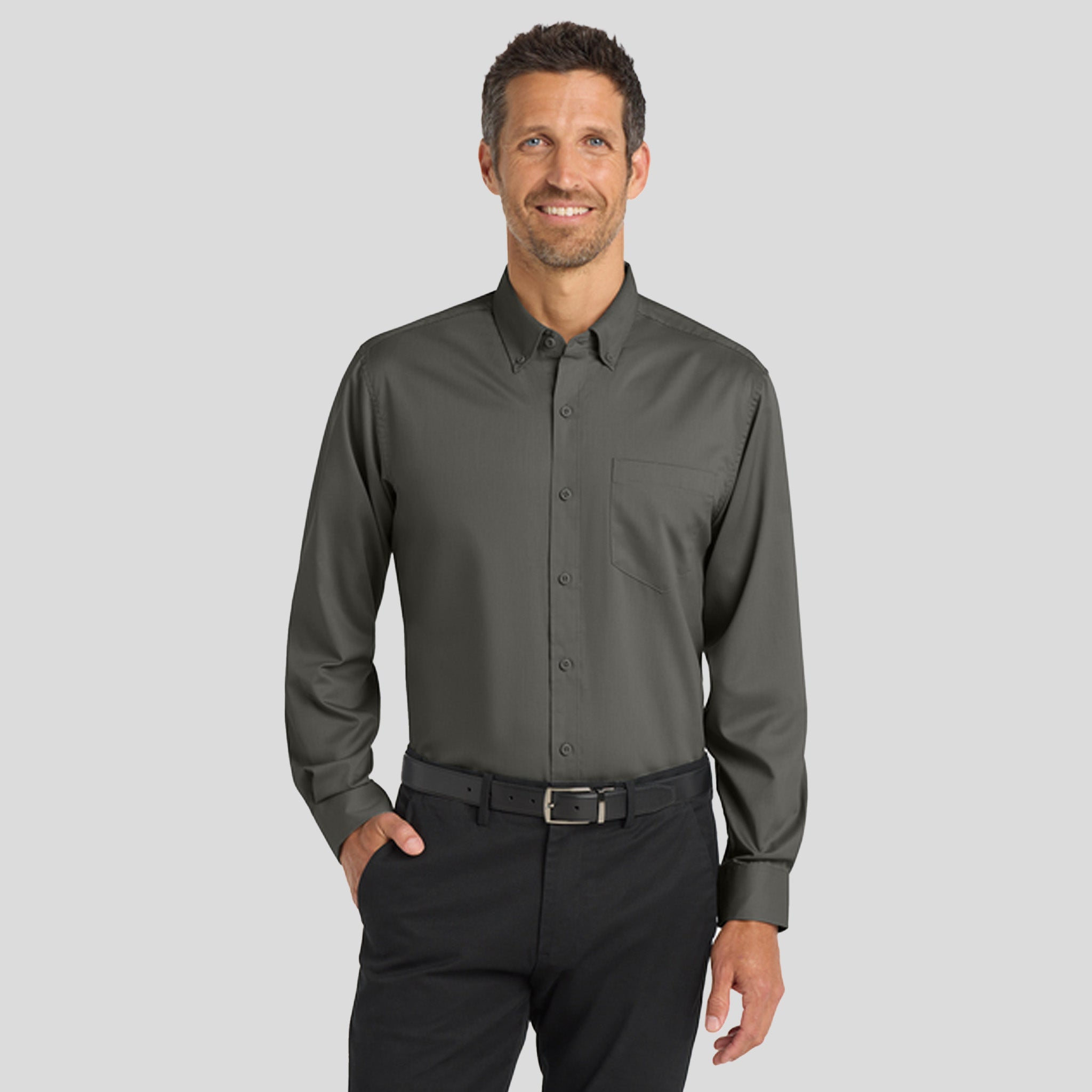 SuperProβ’ Twill Shirt | Sterling Grey