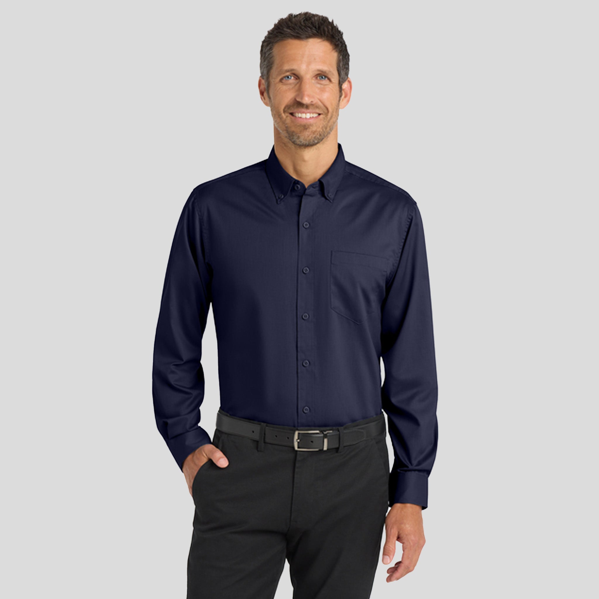 SuperProβ’ Twill Shirt | True Navy