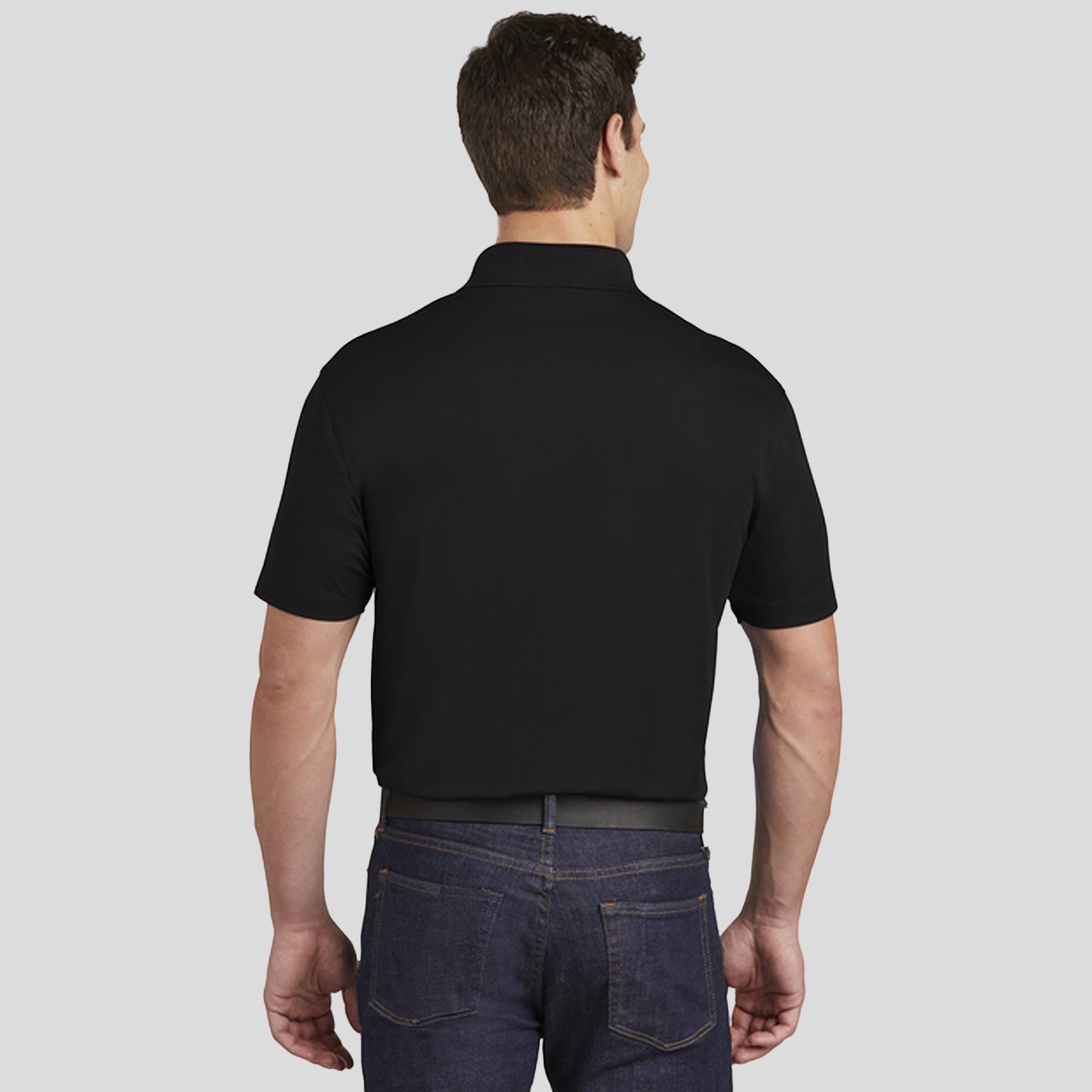 Micropique Sport-Wickยฎ Pocket Polo | Black