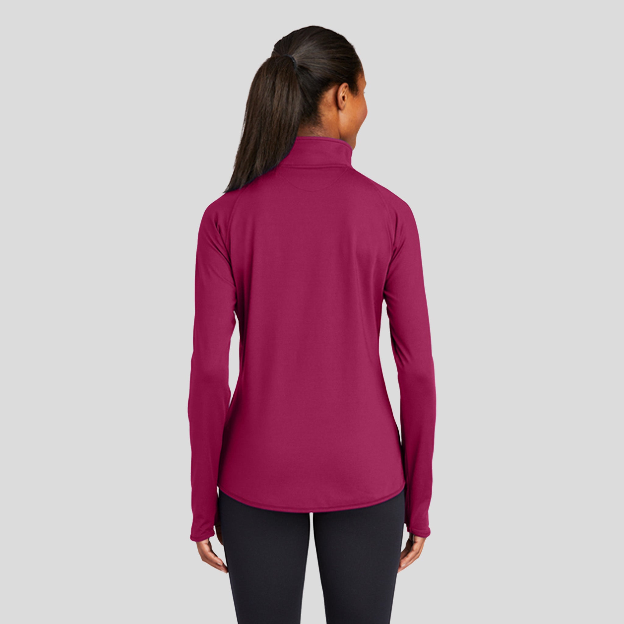 Women's Sport-Wickยฎ Stretch 1/4-Zip Pullover | Pink Rush
