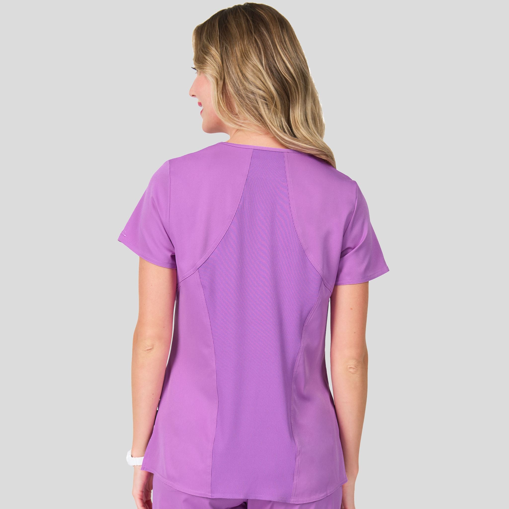 Ava Back Knit Top | Power Purple