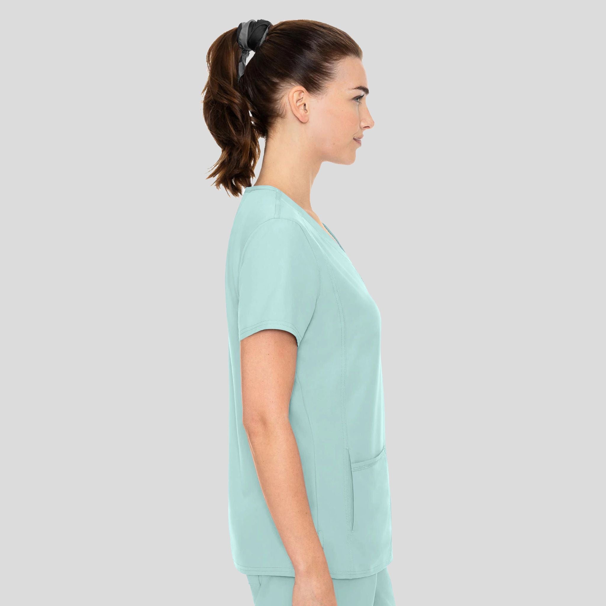 Side Pocket Top | Arctic Aqua