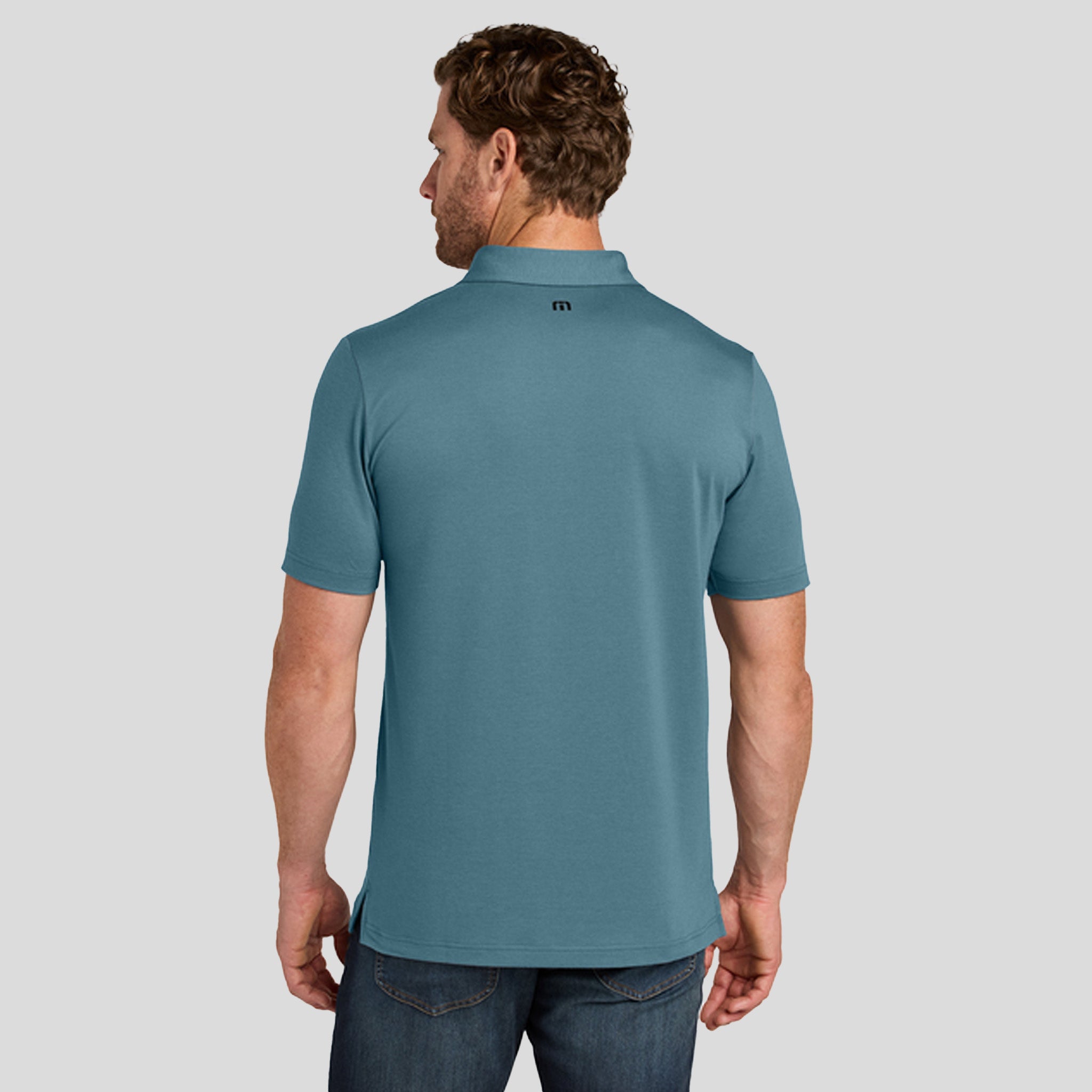 Glenview Solid Polo | Stellar Blue
