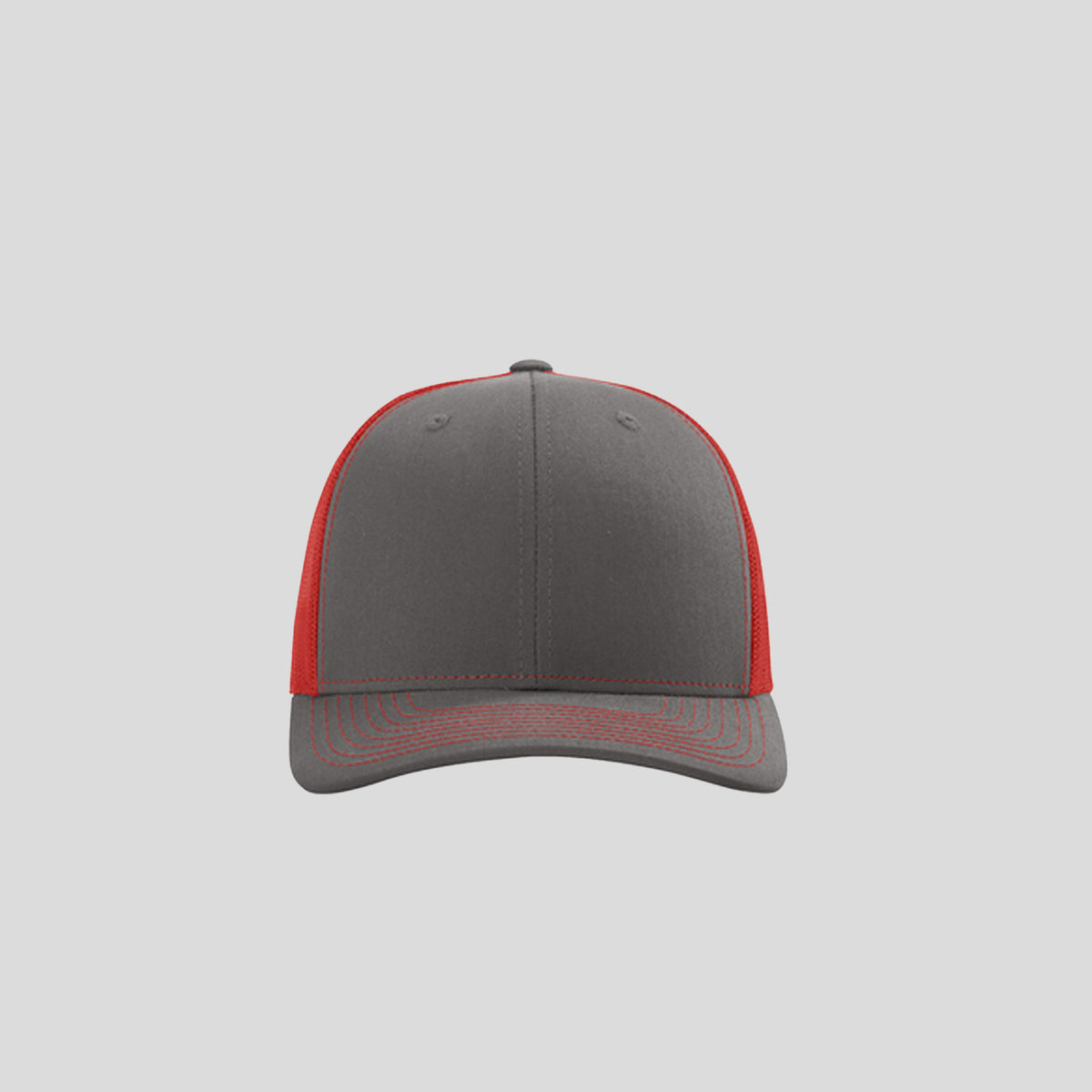 Richardson Trucker Cap | Charcoal/Red
