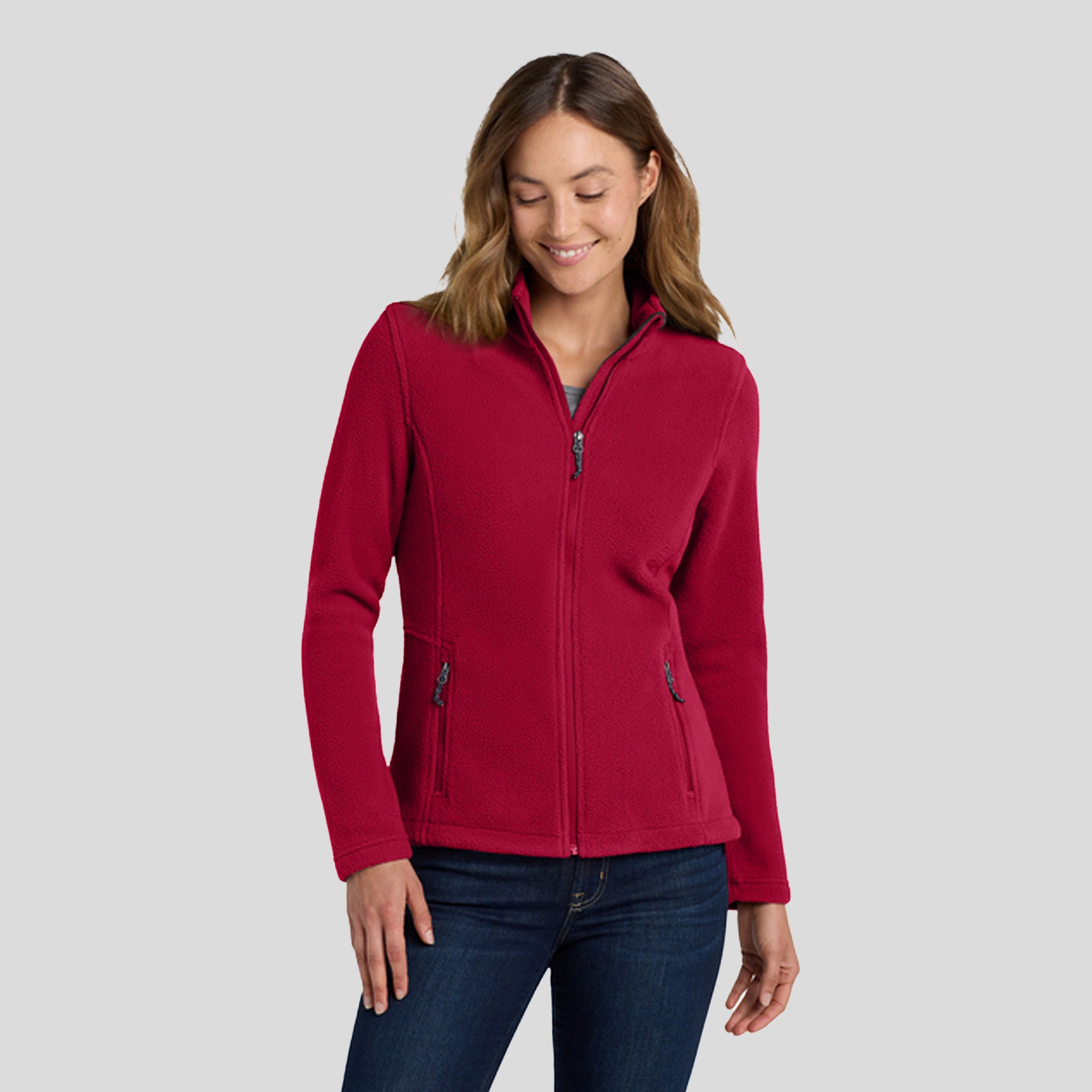 Women's Value Fleece Jacket | True Red
