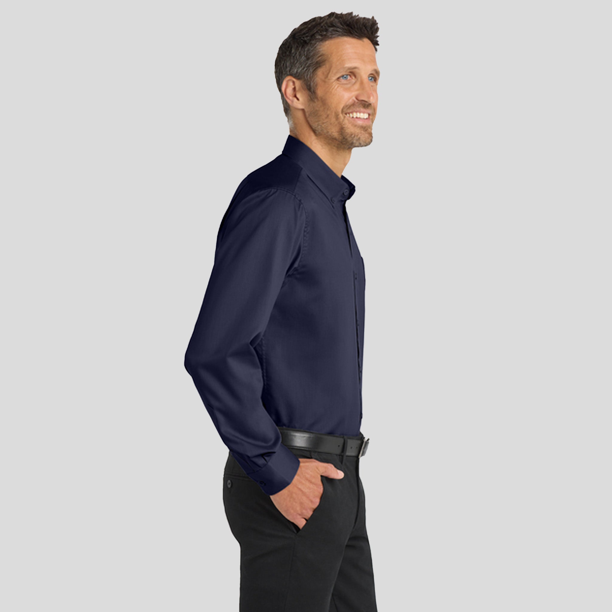 SuperPro™ Twill Shirt | True Navy